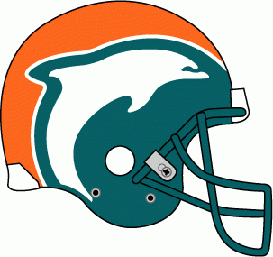 Miami Dolphins 1997 Unused Logo t shirt iron on transfers